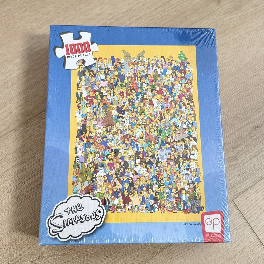 The Simpsons Cast of Thousands Jigsaw Puzzle (1000 Pieces) New Sealed USAOPOLY